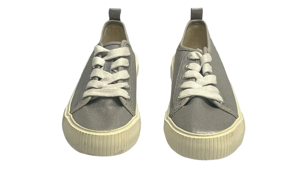 Cat and Jack Girl's Silver Sneakers