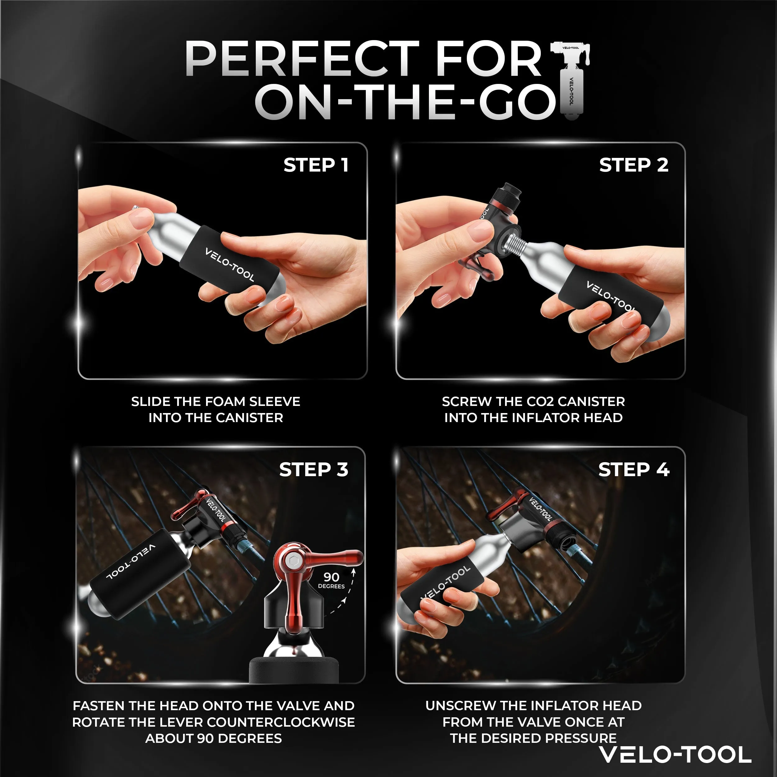 CO2 Inflator Kit Bundle