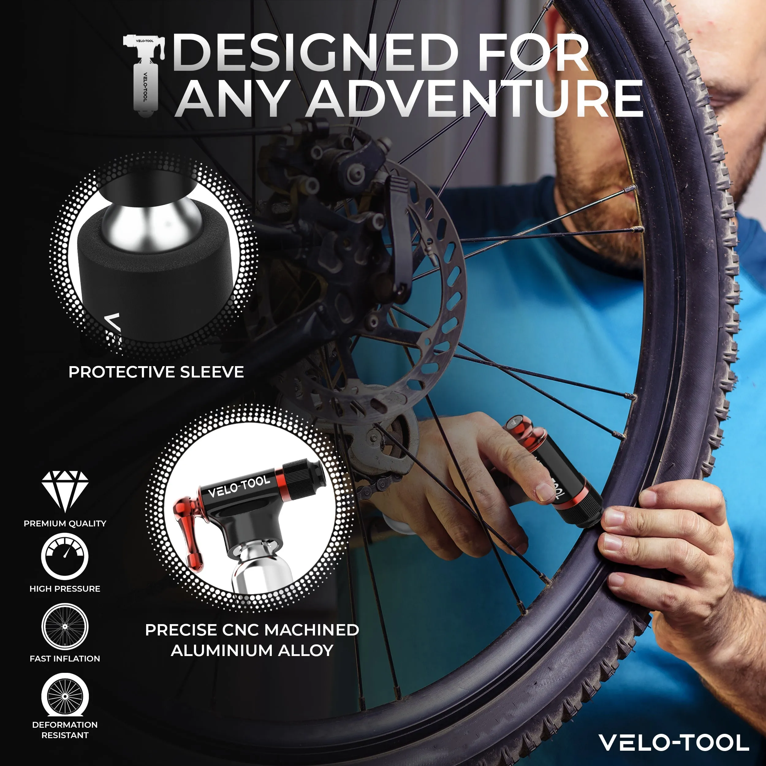 CO2 Inflator Kit Bundle
