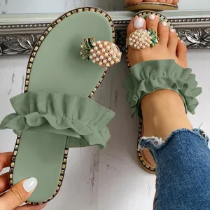 Collia Pineapple Pearl Bohemian Sandals