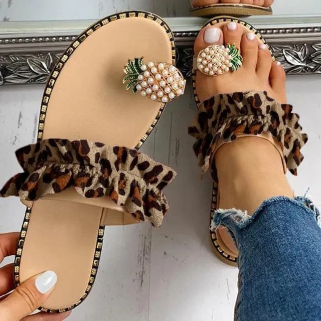 Collia Pineapple Pearl Bohemian Sandals