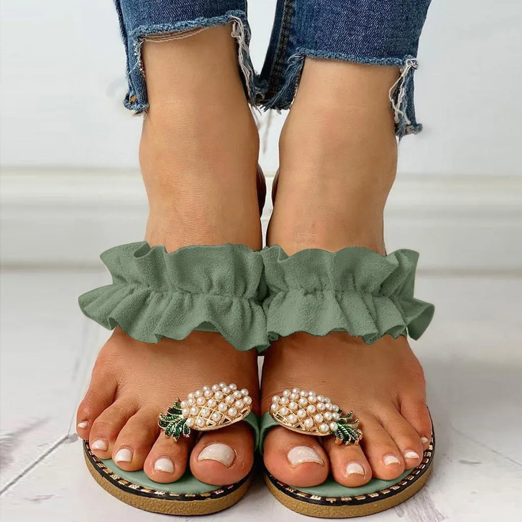 Collia Pineapple Pearl Bohemian Sandals