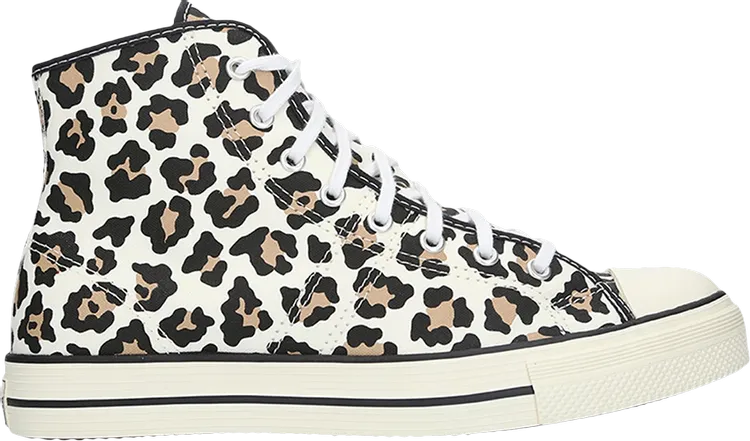 Converse Chuck 70 Hi Lucky Star Leopard Sneakers, Tan