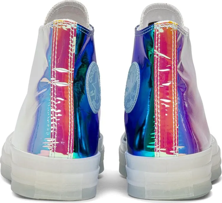 Converse Chuck Taylor All Star 70 Hi Iridescent Sneakers, Silver