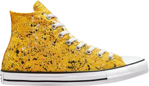 Converse Chuck Taylor All Star Archive High Paint Splatter Sneakers - Amarillo, Yellow