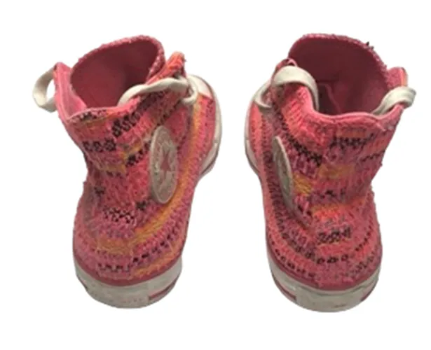 Converse Chuck Taylor All Star Hi Knit Starflower Shoes Women's (Sz: 5) 246955C