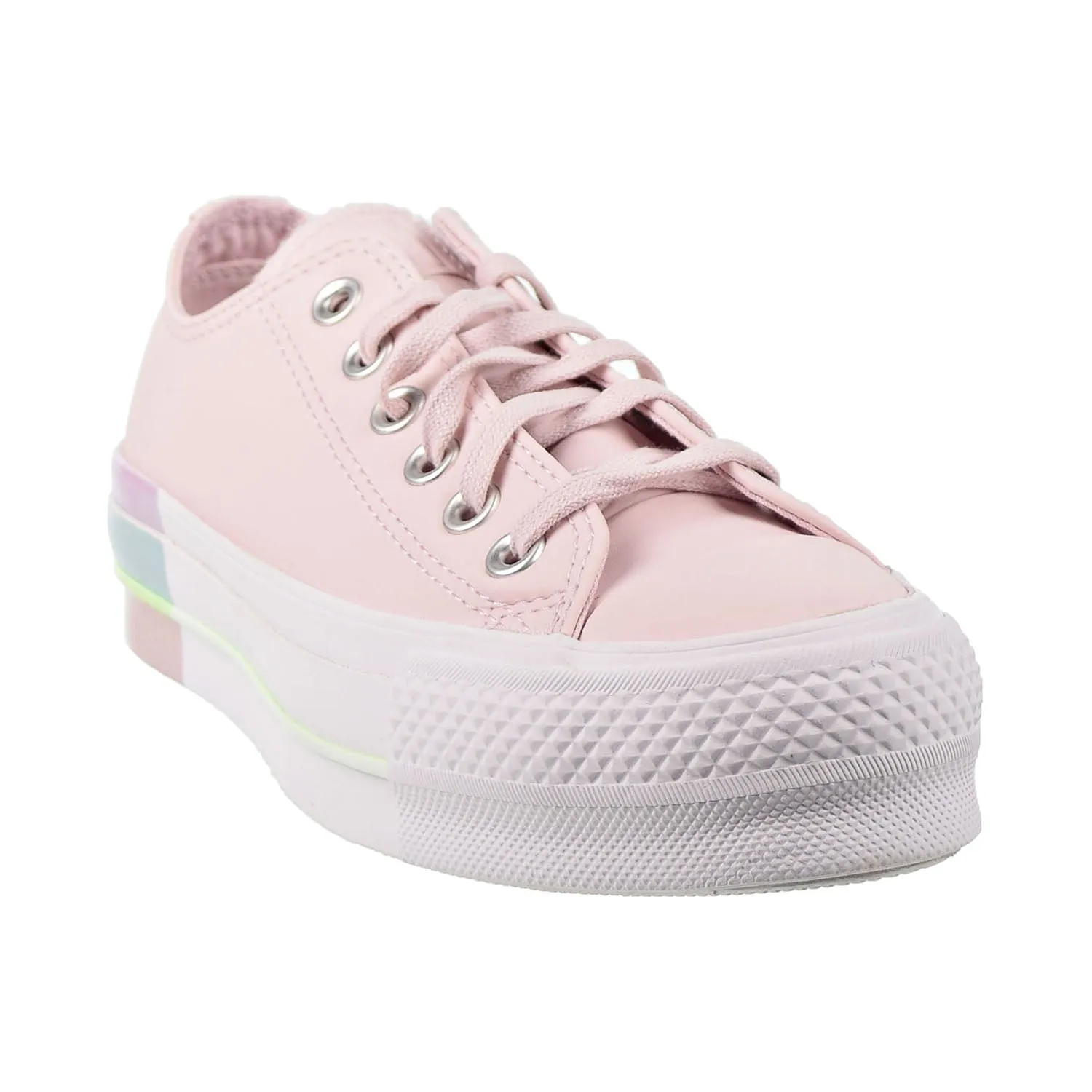 Converse Chuck Taylor All Star Lift Ox Women's Shoes Barely Rose-Polar Blue