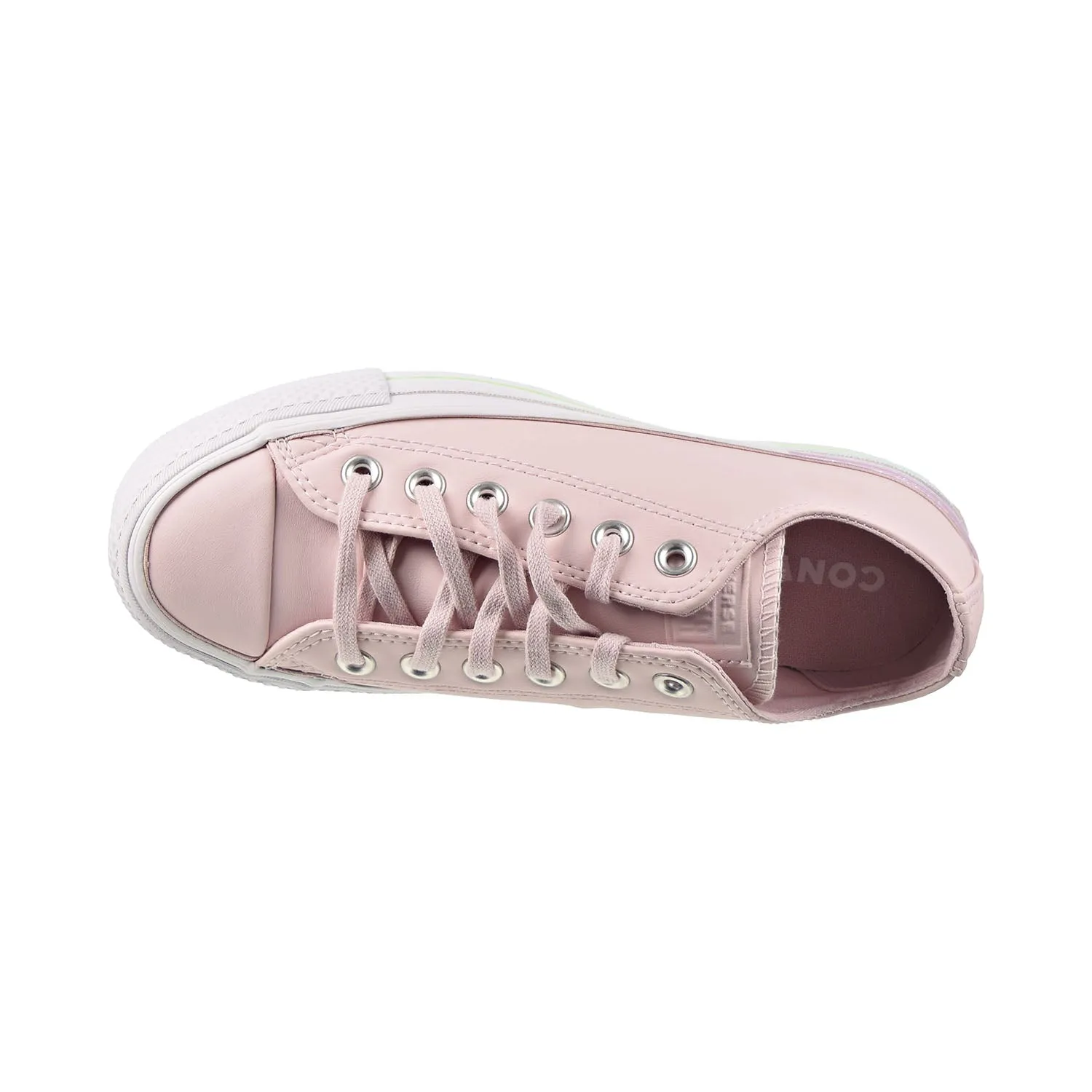 Converse Chuck Taylor All Star Lift Ox Women's Shoes Barely Rose-Polar Blue