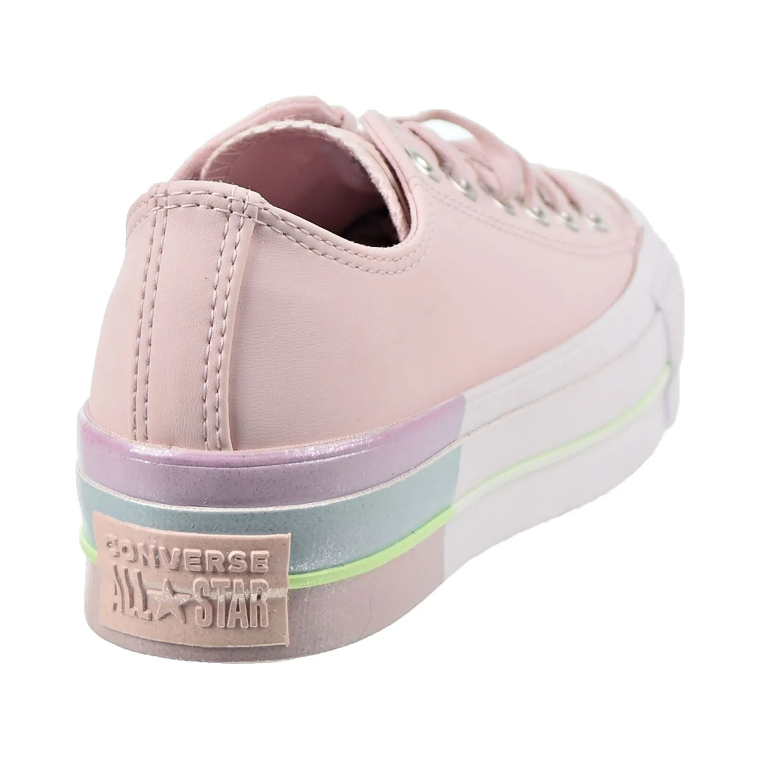 Converse Chuck Taylor All Star Lift Ox Women's Shoes Barely Rose-Polar Blue