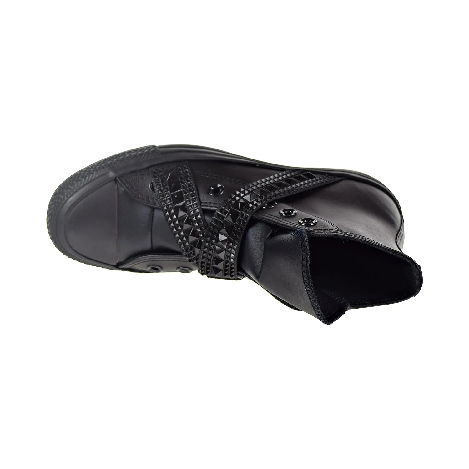 Converse Chuck Taylor All Star Punk Strap Hi Women's Shoes Black
