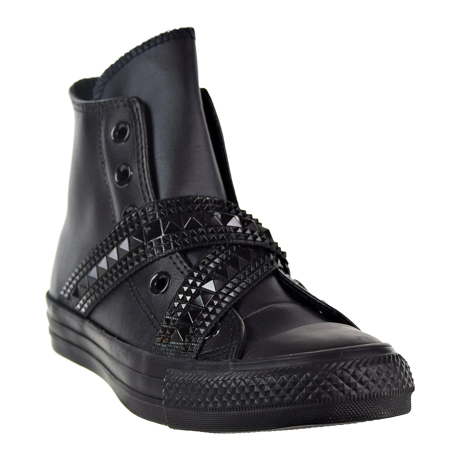Converse Chuck Taylor All Star Punk Strap Hi Women's Shoes Black