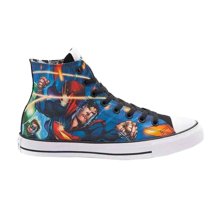 Converse DC Comics x Chuck Taylor All Star Hi 'Justice League' Sneakers, Blue