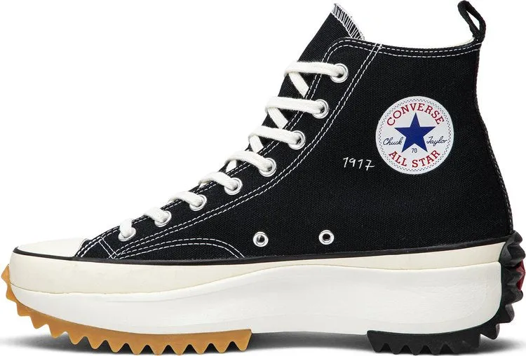 Converse J sneakers. Anderson x Run Star Hike Black Gum, black