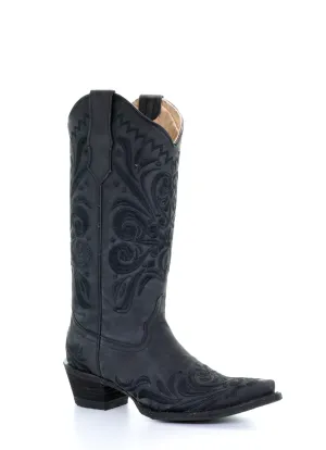 Corral Circle G Women’s cowboyboot in black Filigree Boot L5433