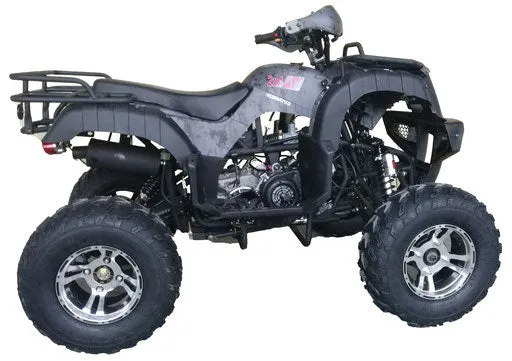 Cougar  SU 200 Utility Quad.  Full size Fully Automatic, Larger Tires, Chain Drive, Chrome Rims Ultra Wide Front ages 16-Year-old and Up