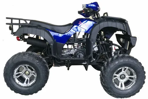Cougar  SU 200 Utility Quad.  Full size Fully Automatic, Larger Tires, Chain Drive, Chrome Rims Ultra Wide Front ages 16-Year-old and Up