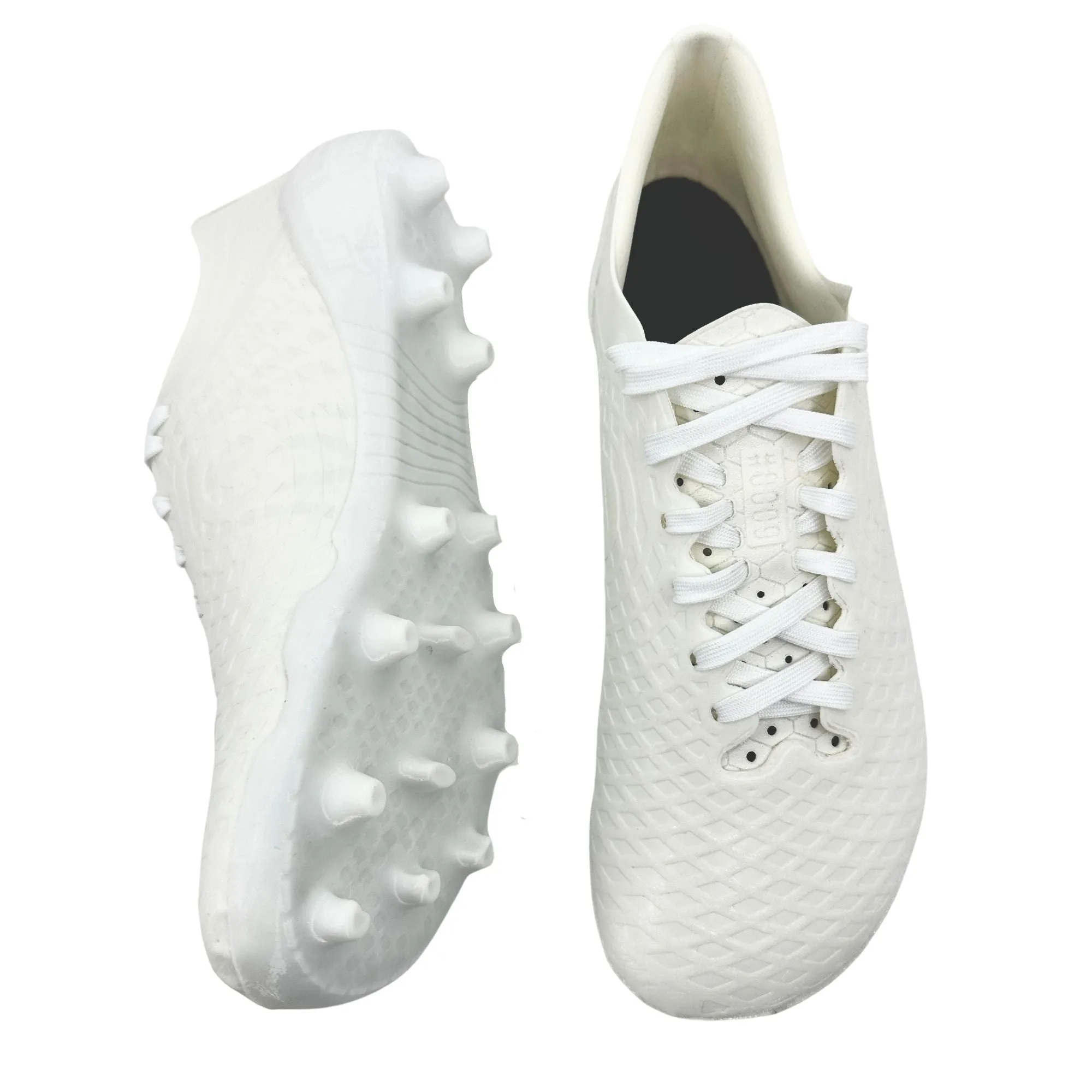 Custom Soccer Cleats - White - FG Conical