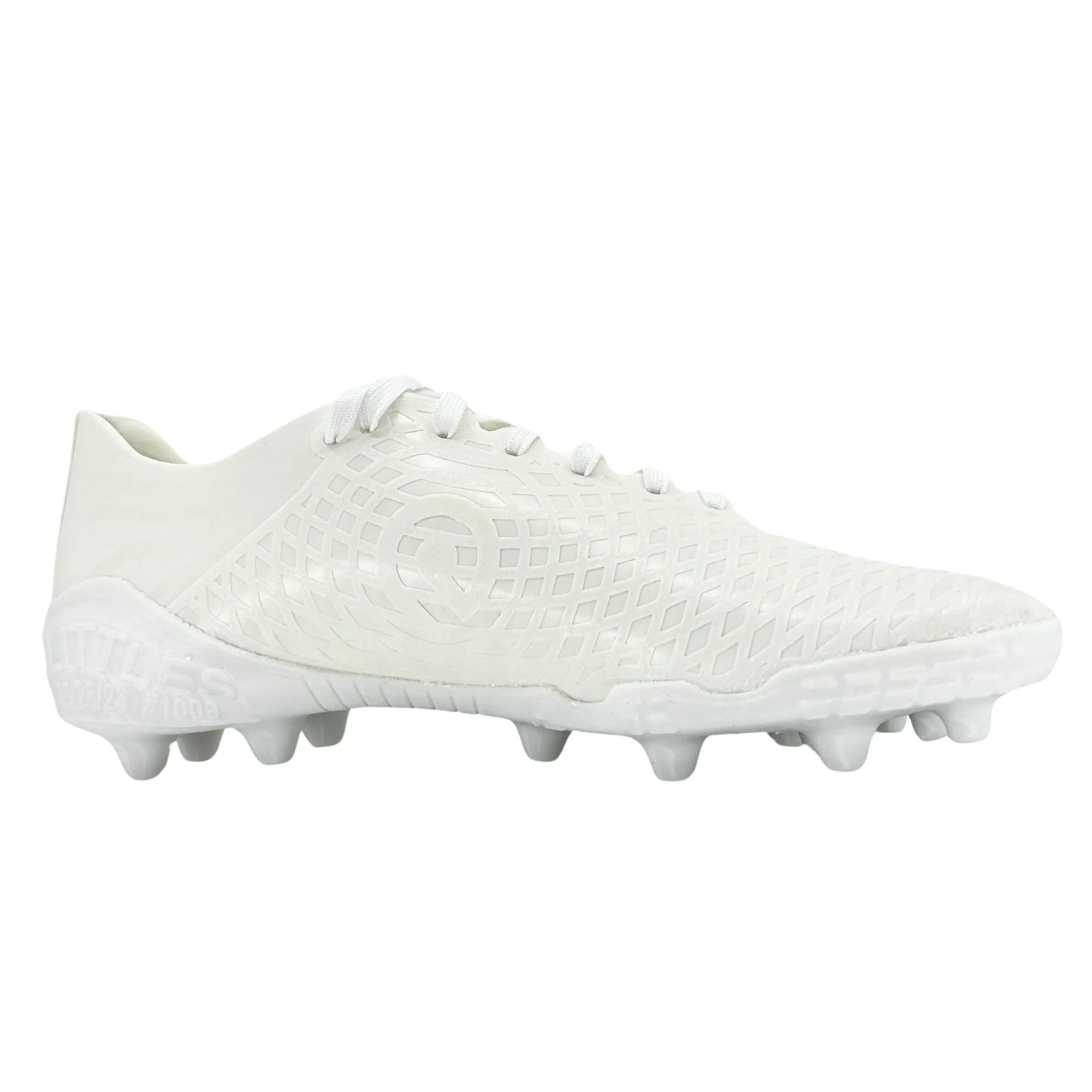 Custom Soccer Cleats - White - FG Conical