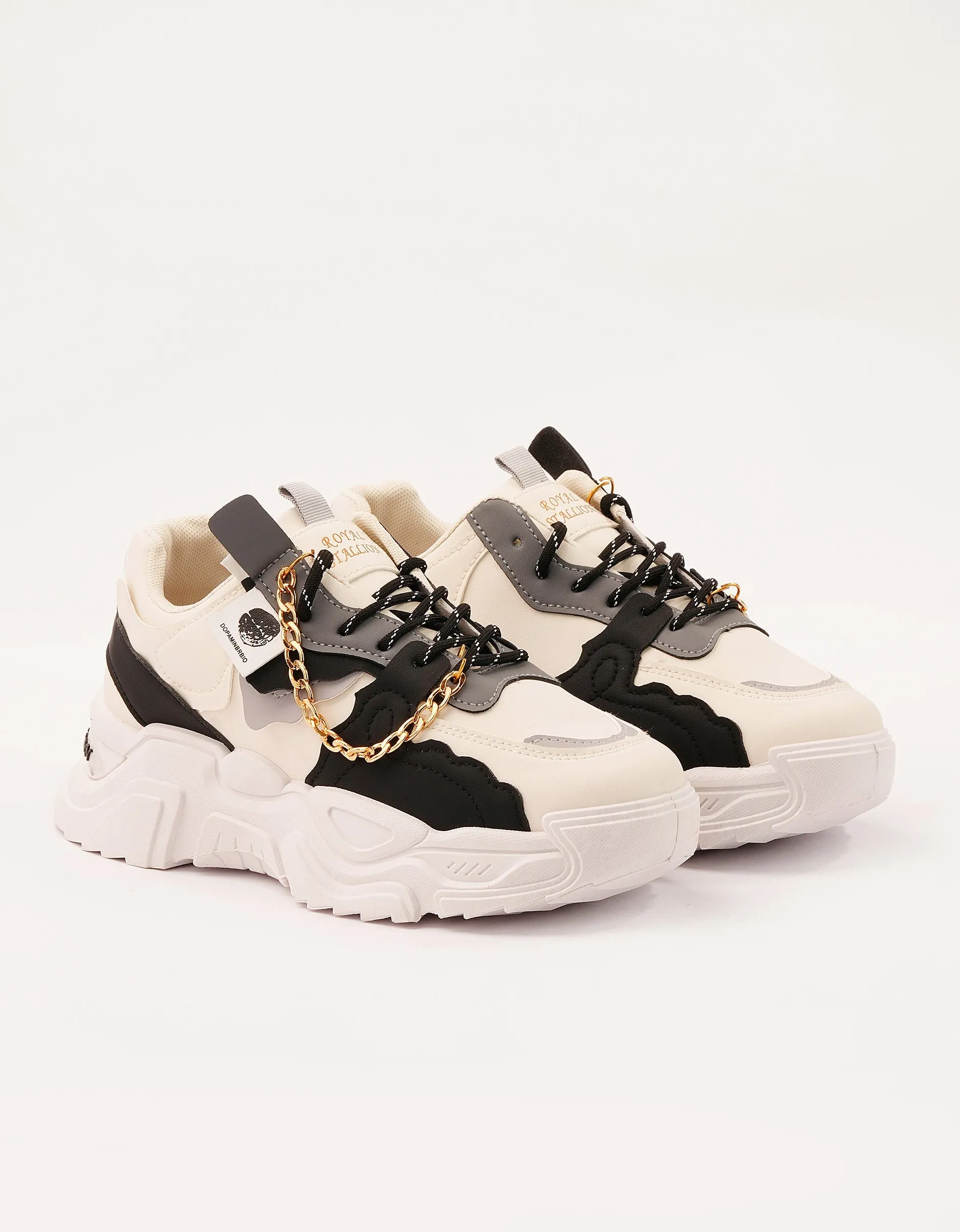 Dazzle Chain Chunky Sneakers