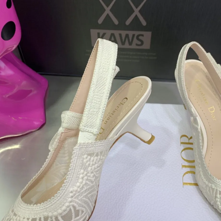 DIR Women's J'Ador Slingback Pump White For Women CD KCP944MCM_S03W