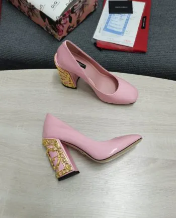 DolGa Nappa Pumps Pink For Women DG Shoes