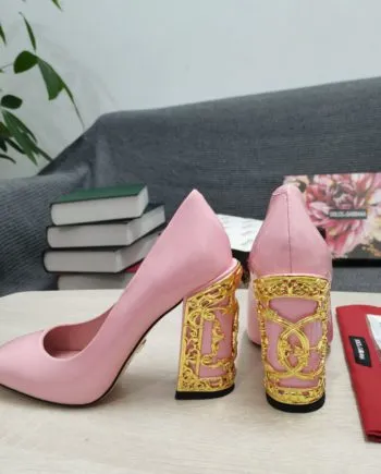 DolGa Nappa Pumps Pink For Women DG Shoes