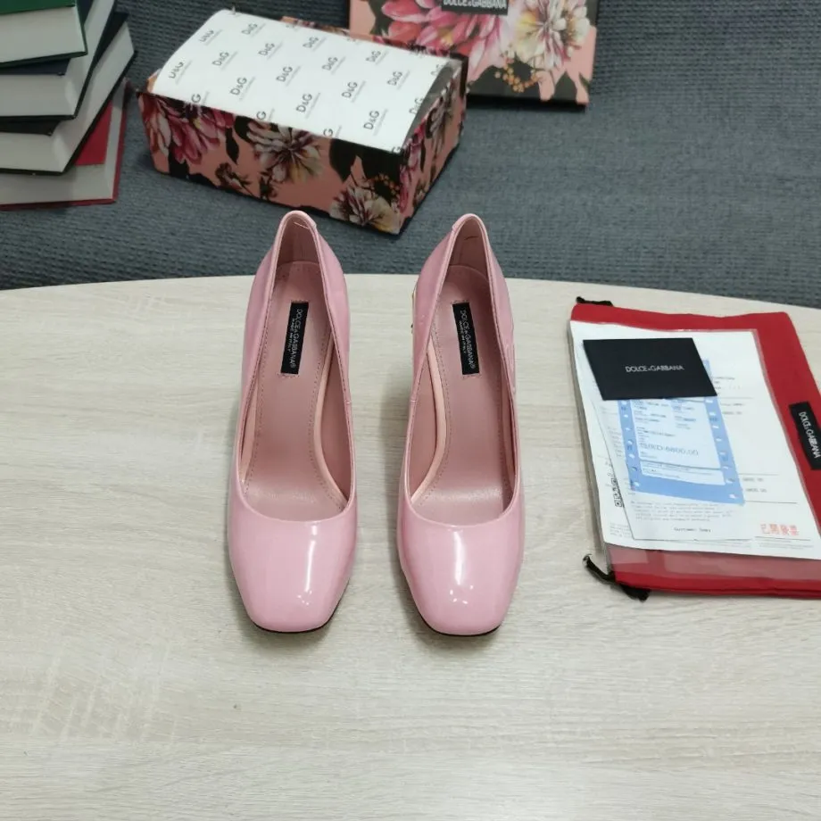 DolGa Nappa Pumps Pink For Women DG Shoes