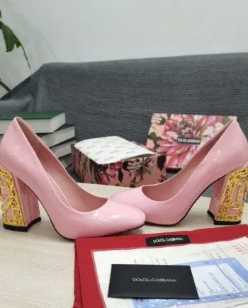 DolGa Nappa Pumps Pink For Women DG Shoes