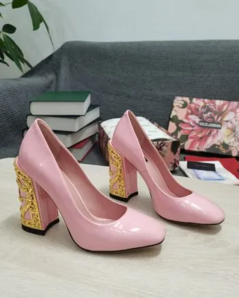 DolGa Nappa Pumps Pink For Women DG Shoes