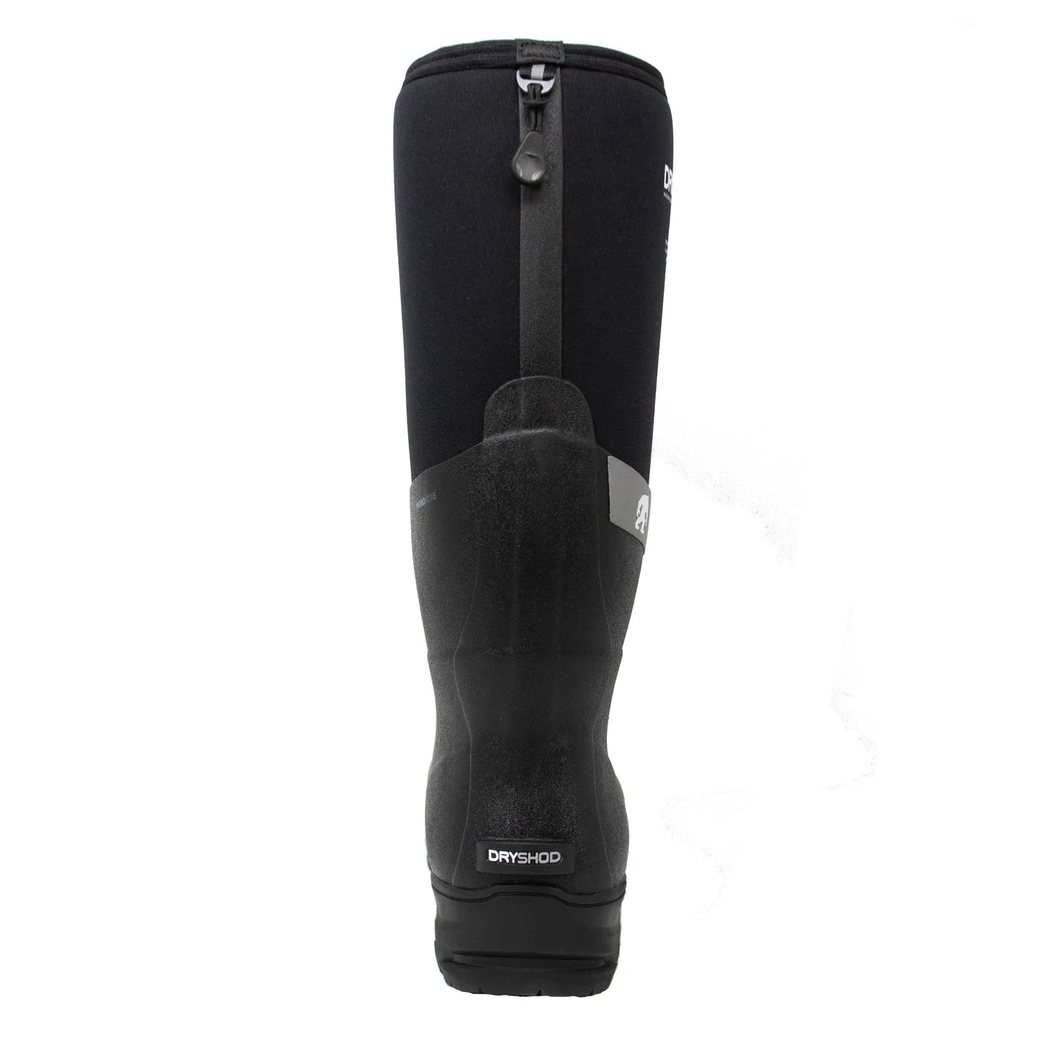 Dryshod Mens Steadyeti Arctic Grip Hi Black/Grey Rubber Snow Boots