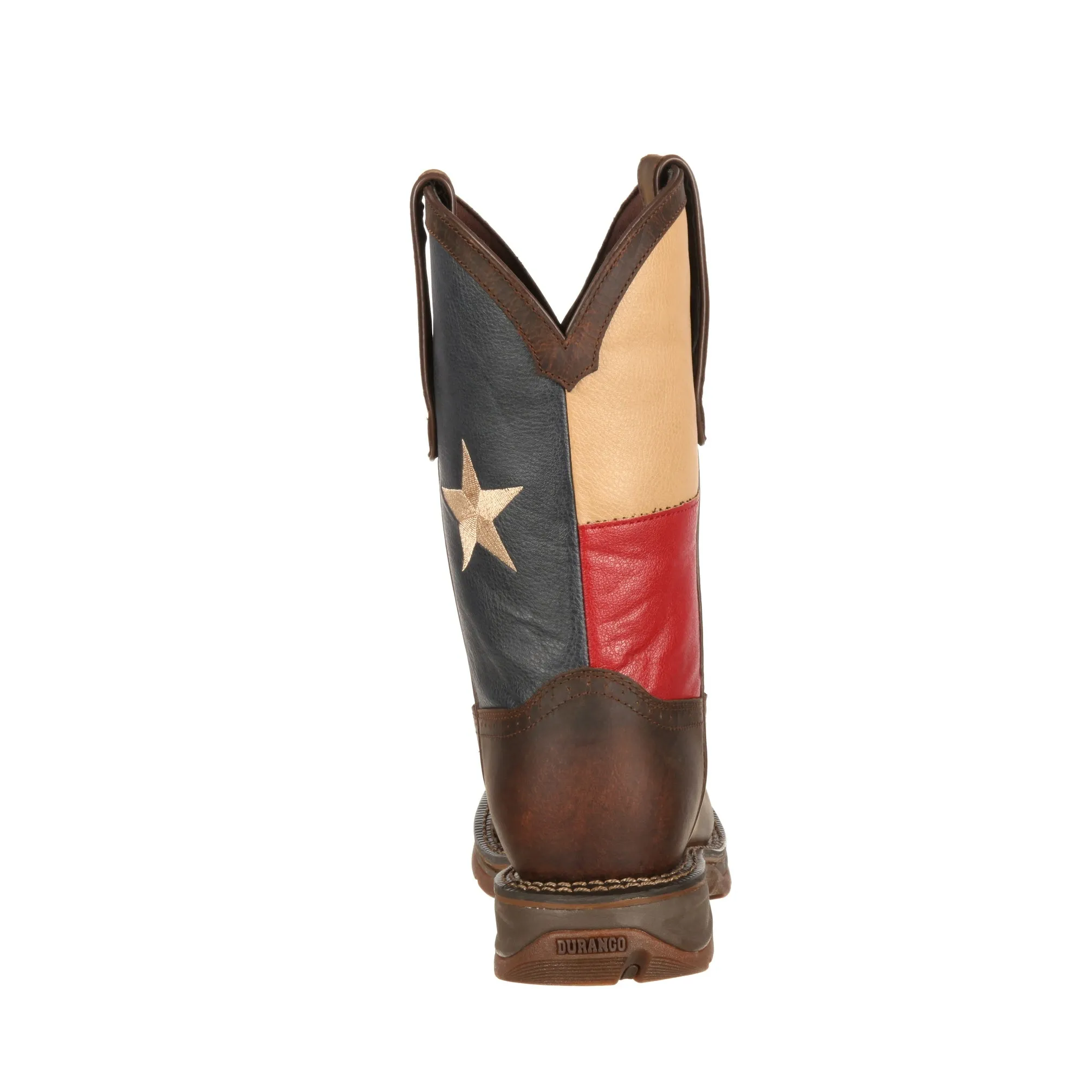 Durango Men's Rebel Leather Steel Toe Texas Flag Boot DB021