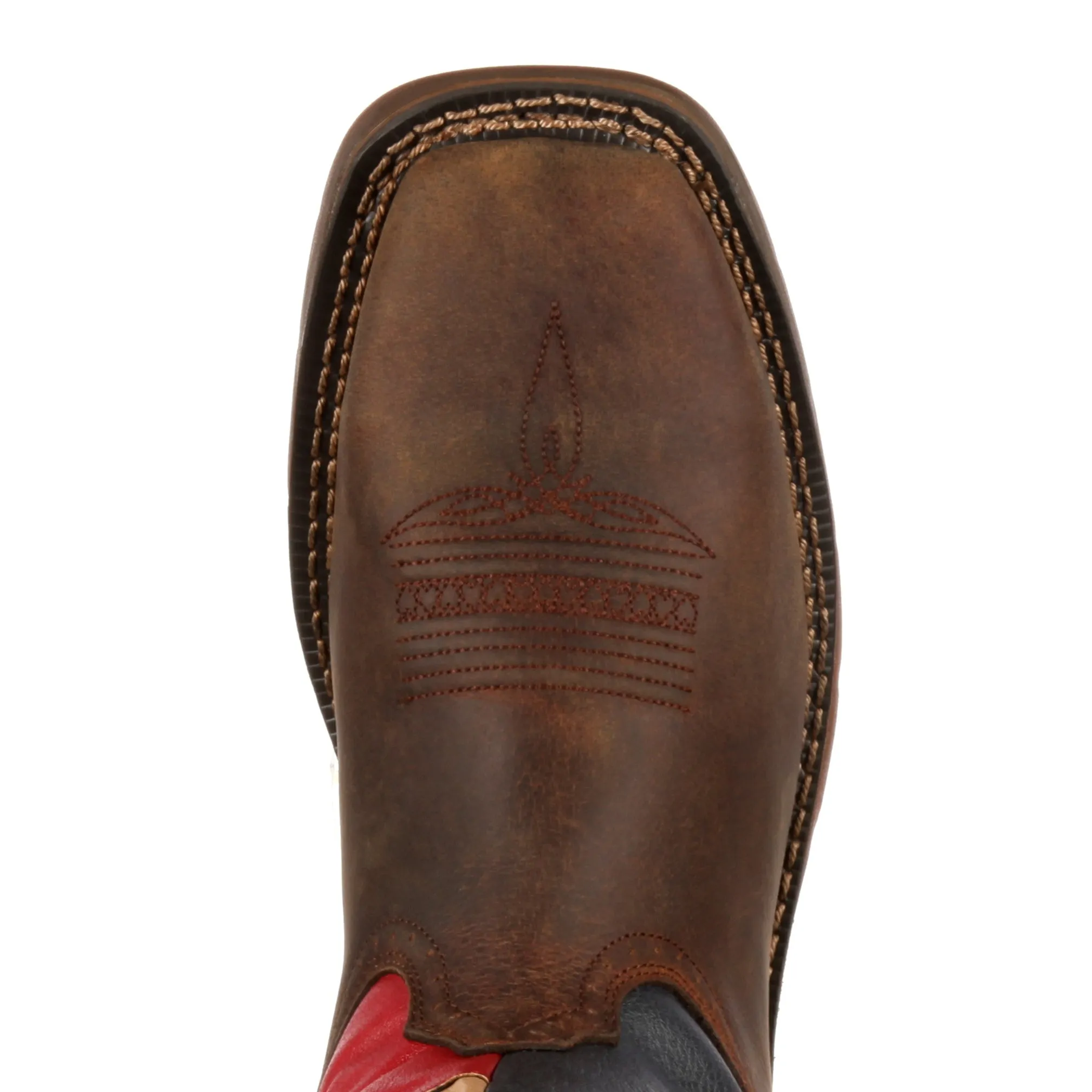 Durango Men's Rebel Leather Steel Toe Texas Flag Boot DB021