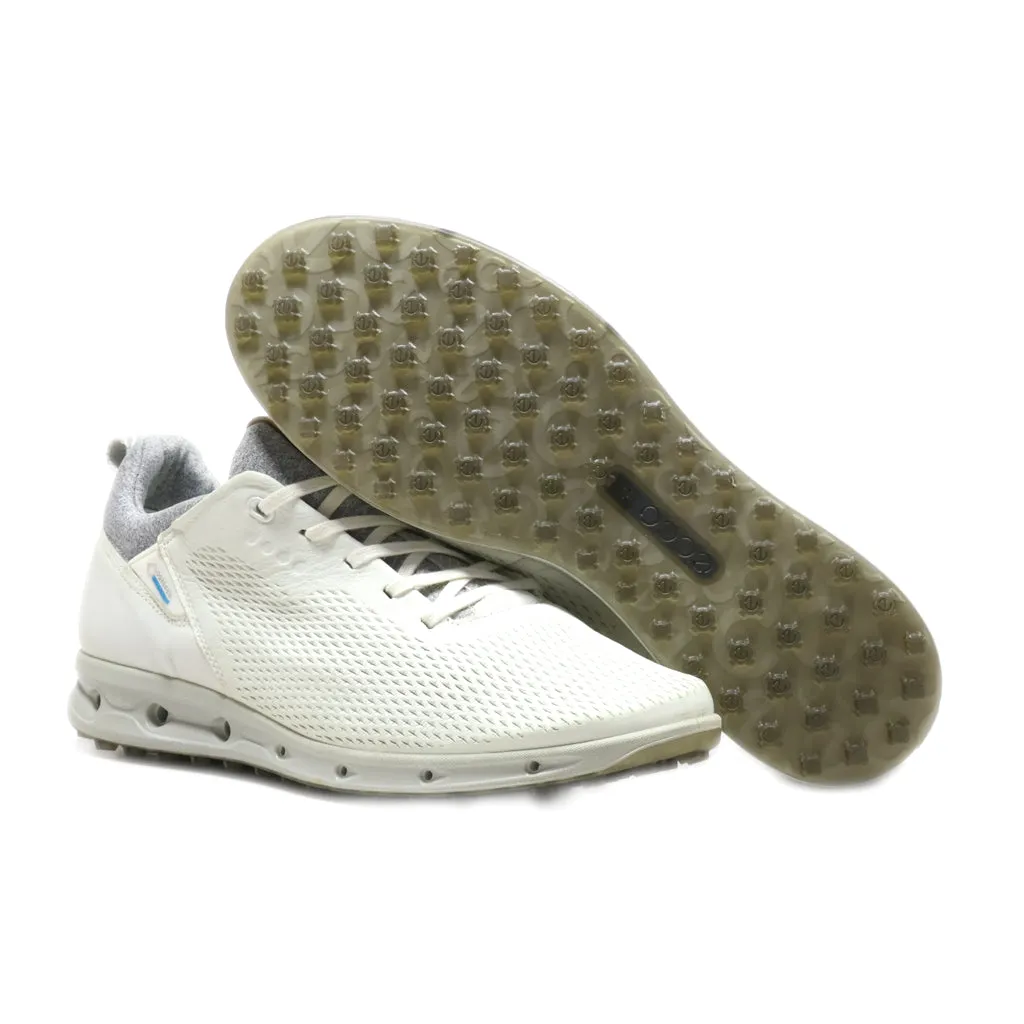 Ecco Low-Top Sneakers Leather White Colour For Women