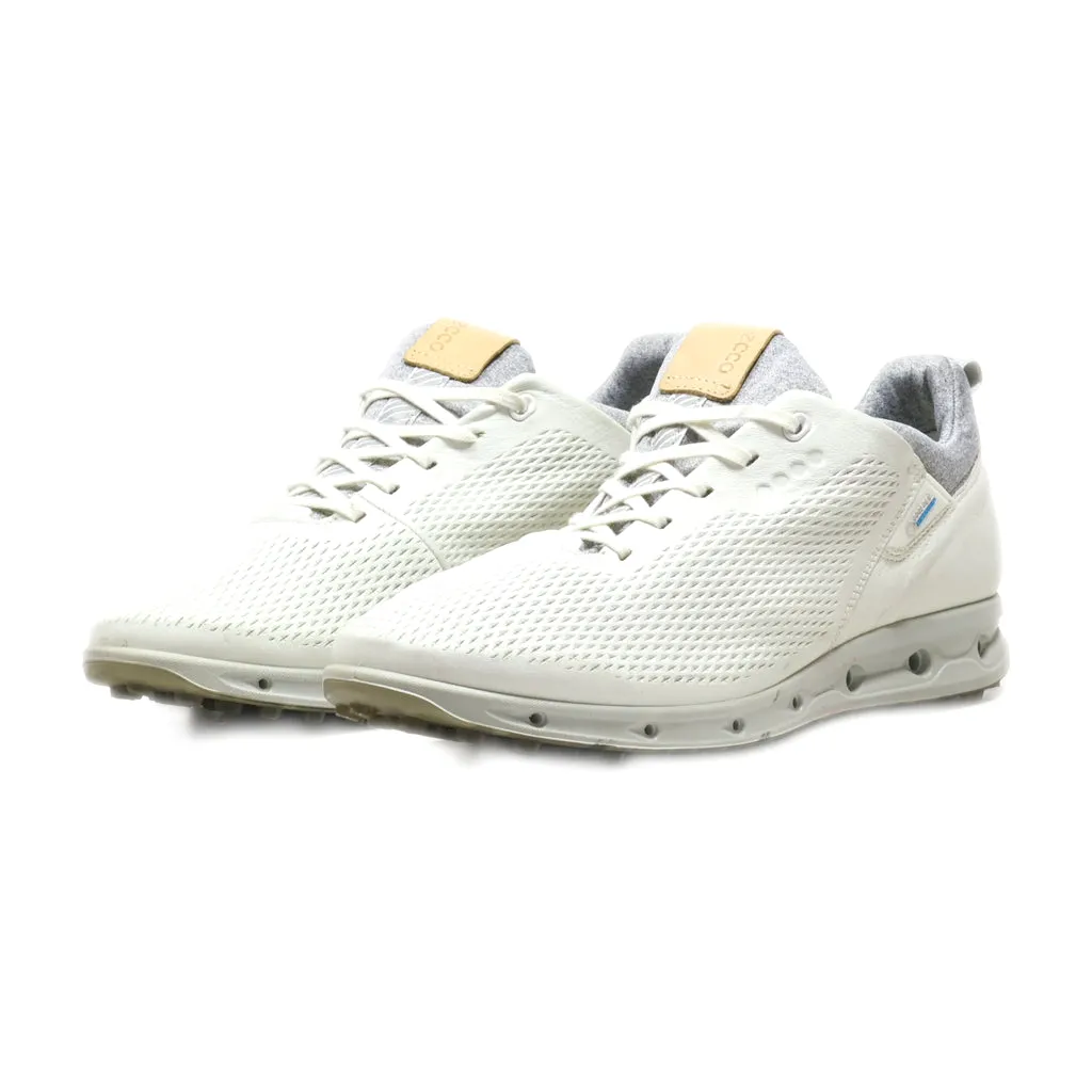 Ecco Low-Top Sneakers Leather White Colour For Women