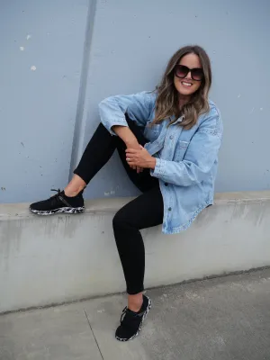 Emu Leura Swirl Sneaker Black