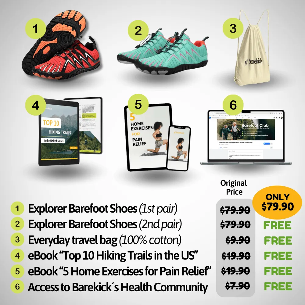 Explorer Max - Non-Slip & Ultra-Light Barefoot Shoes (BOGO)