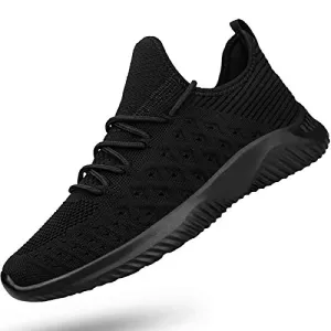 Feethit Mens Slip On Walking Shoes Lightweight Breathable Non Slip Running Shoes Comfortable Fashion Sneakers for Men