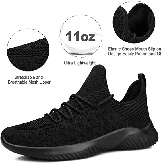 FEETHIT Womens Non-slip Walking Sneaker