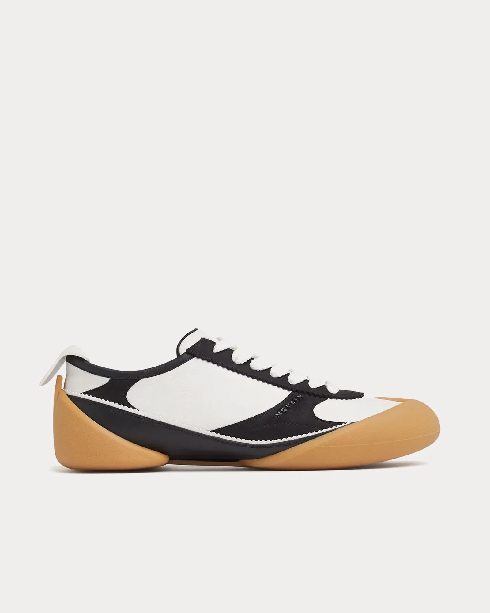 Flexion Leather & Rubber Black / White Low Top Sneakers