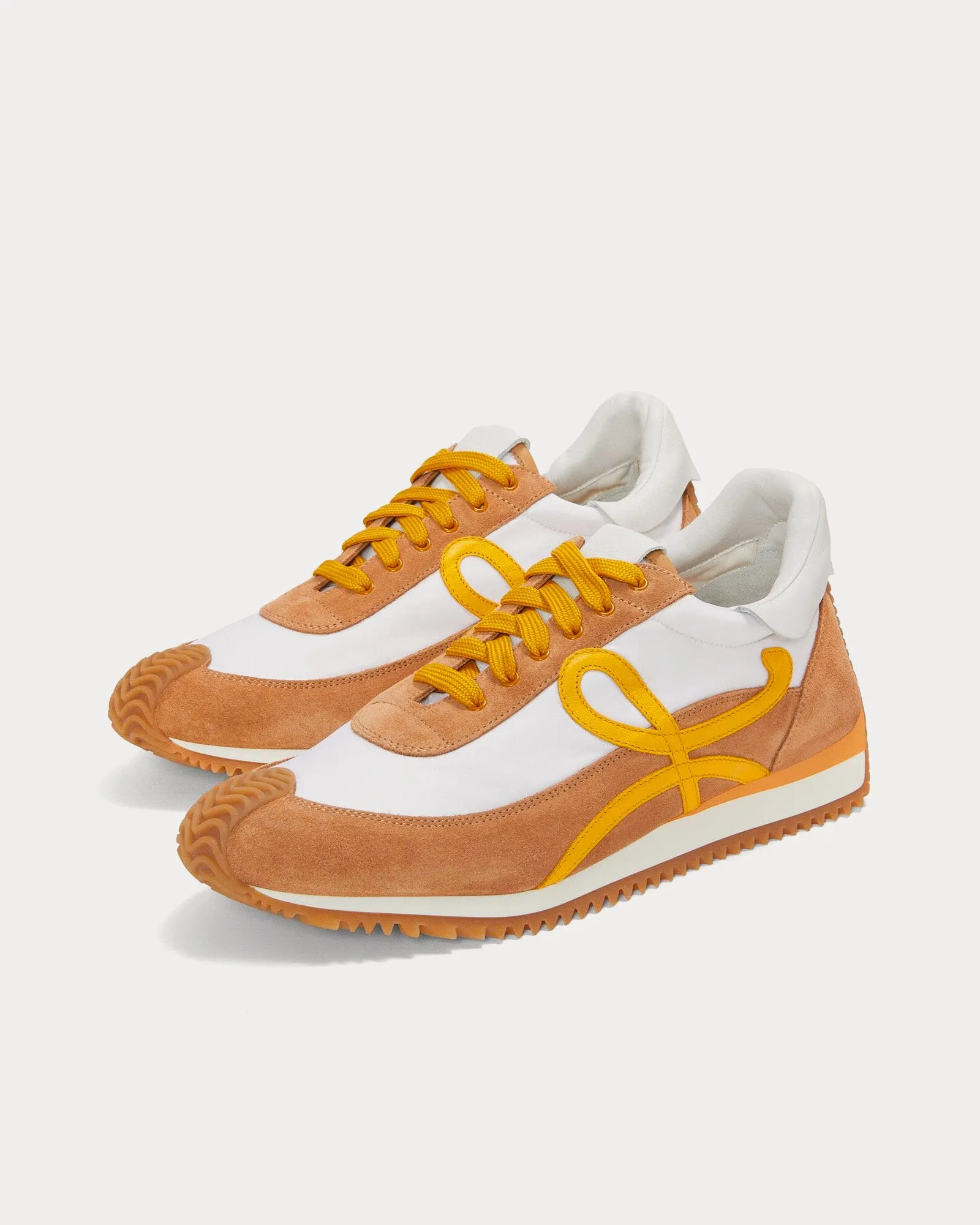 Flow Runner Nylon & Suede Vachetta / Facade Low Top Sneakers