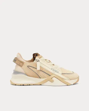 Flow Suede Beige Low Top Sneakers