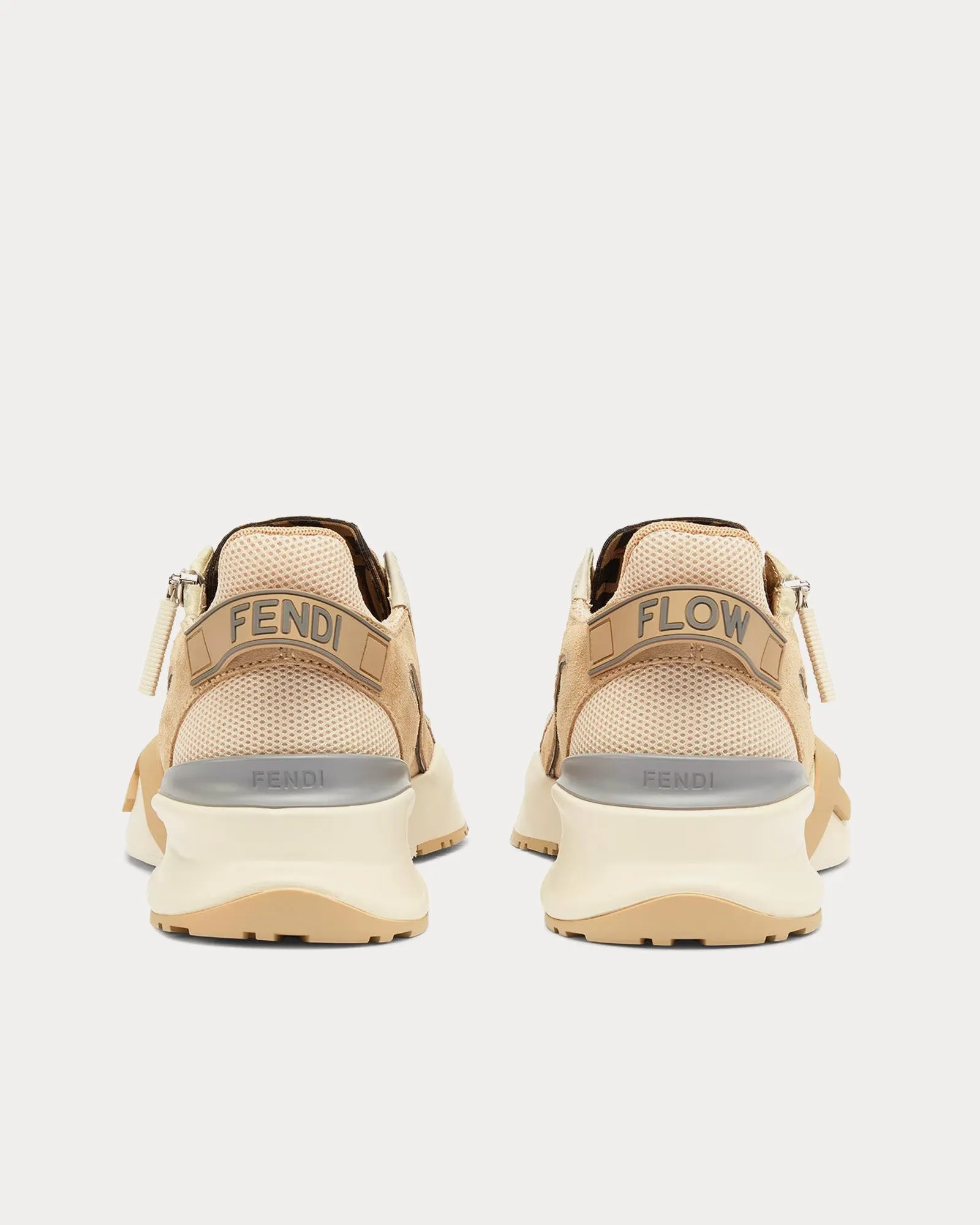 Flow Suede Beige Low Top Sneakers