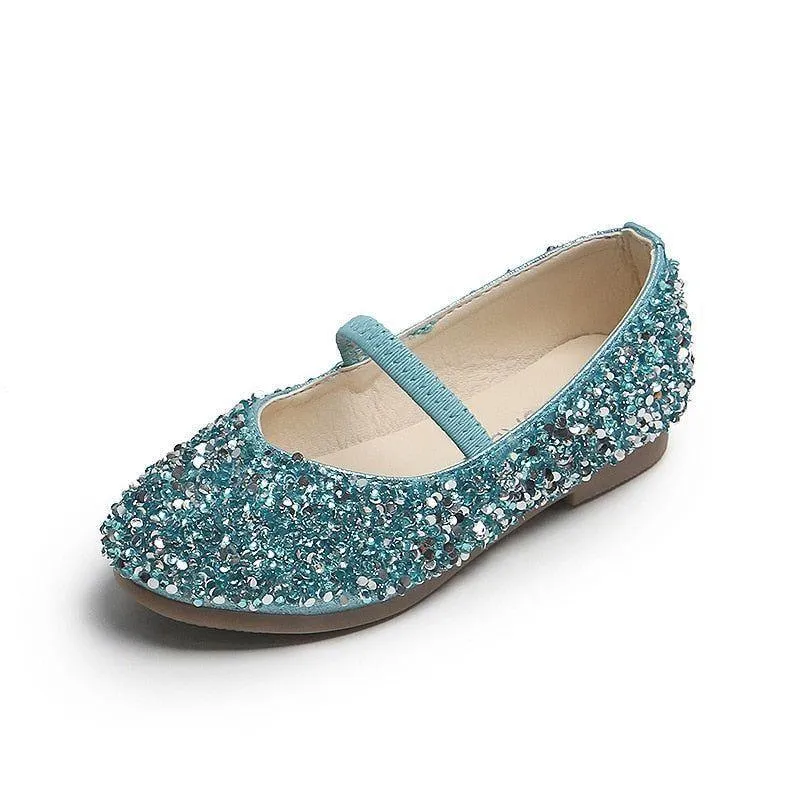 Girl's Children's Casual Shoes CCSUOS13 Leather Glitter Sandal