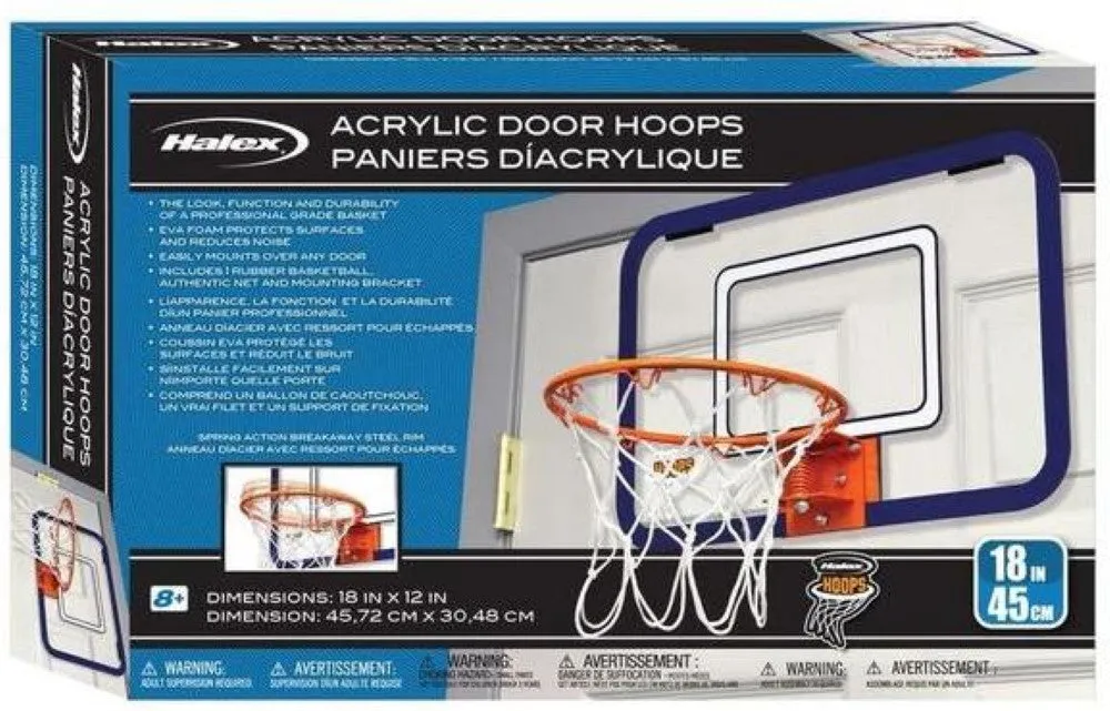 HALEX MINI HOOP BASKETBALL BACKBOARD SET
