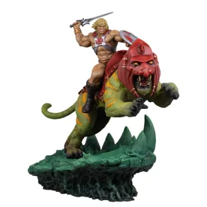 He-Man and Battle Cat Classic Deluxe Maquette by Tweeterhead