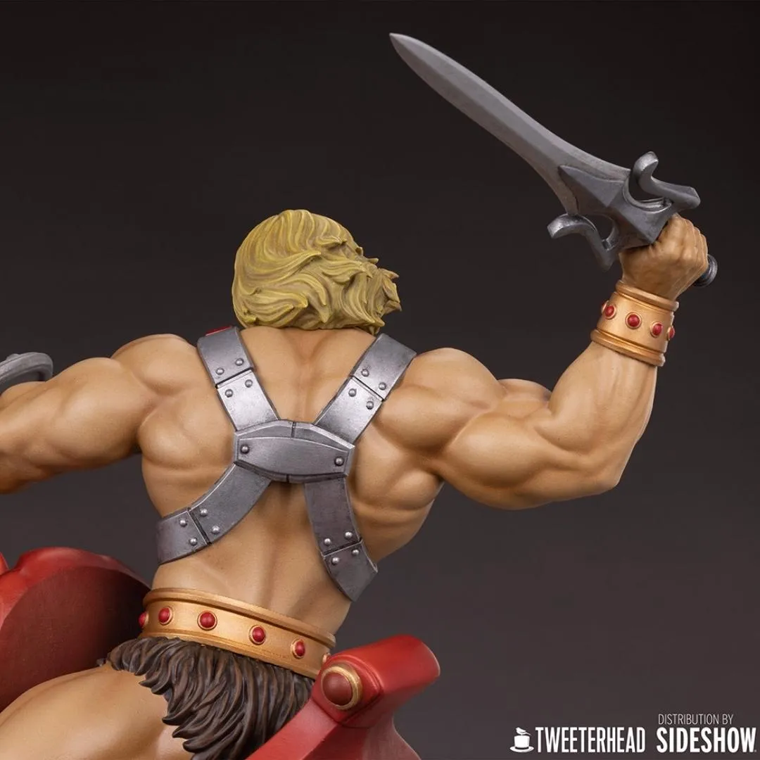 He-Man and Battle Cat Classic Deluxe Maquette by Tweeterhead