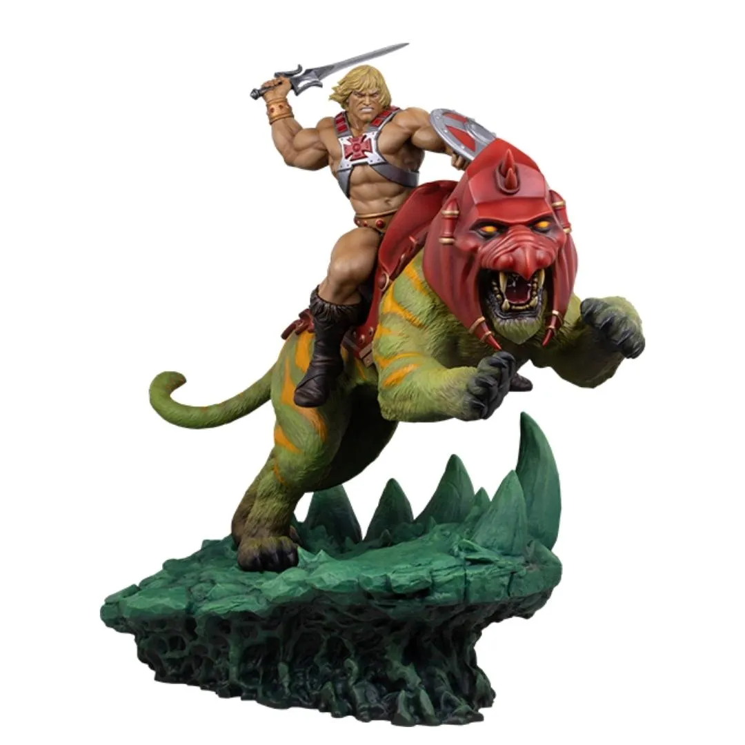 He-Man and Battle Cat Classic Deluxe Maquette by Tweeterhead