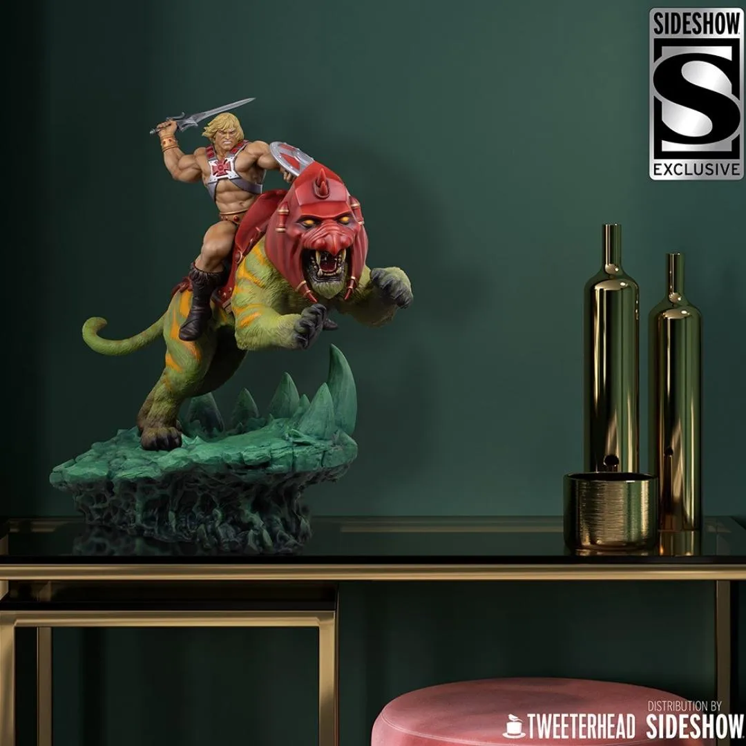 He-Man and Battle Cat Classic Deluxe Maquette by Tweeterhead