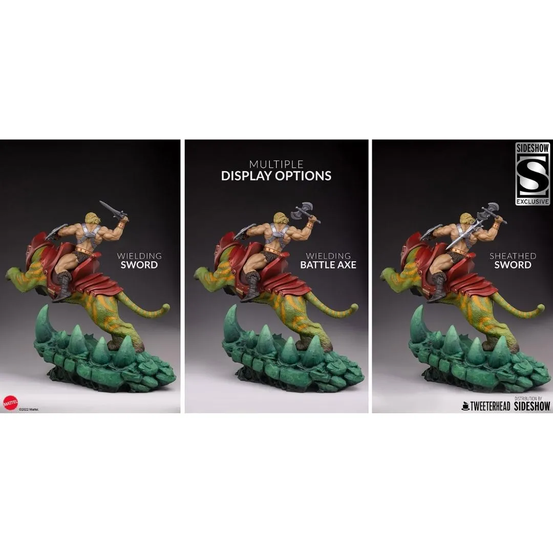 He-Man and Battle Cat Classic Deluxe Maquette by Tweeterhead