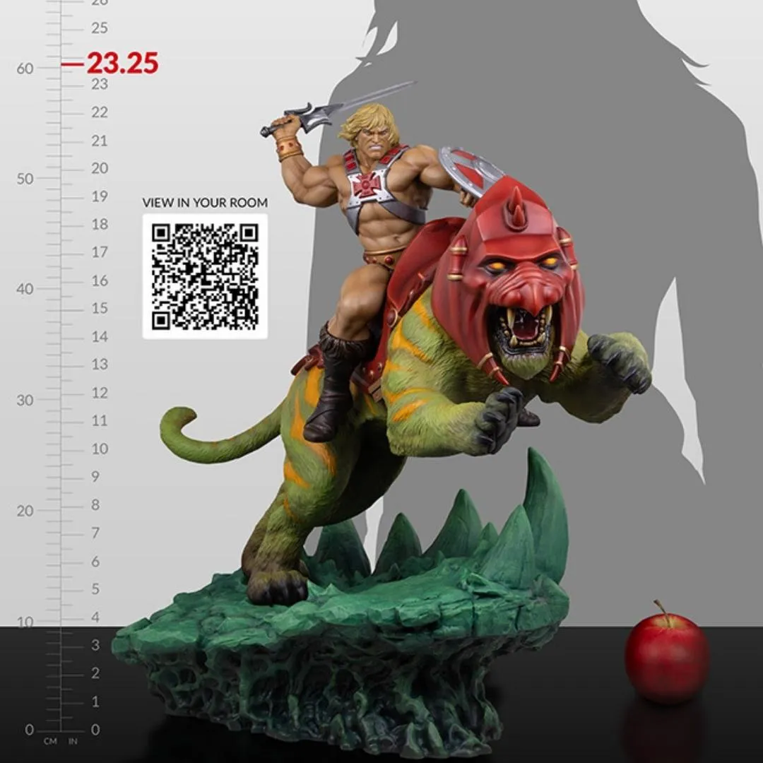 He-Man and Battle Cat Classic Deluxe Maquette by Tweeterhead